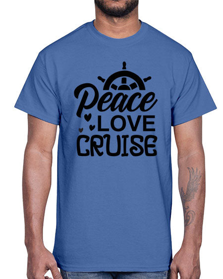 Peace love cruise 01#- summer- Cotton Tee