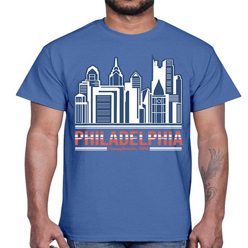 Philadelphia 1604#- cities- Cotton Tee