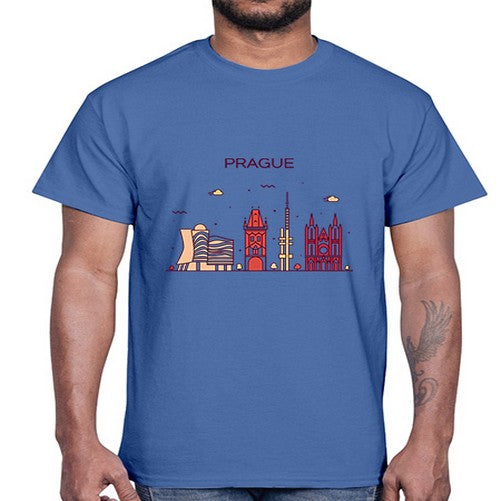 Prague 1689#- cities- Cotton Tee