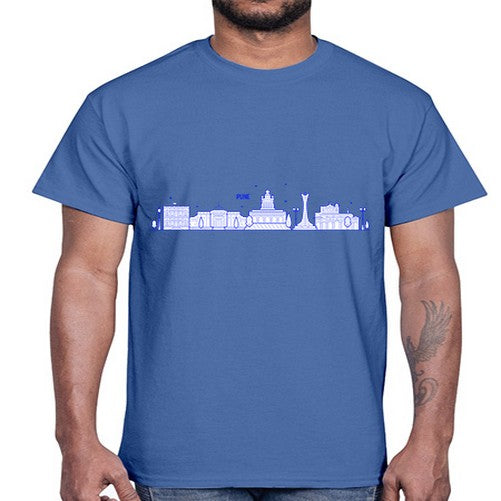 Pune 1697#- cities- Cotton Tee