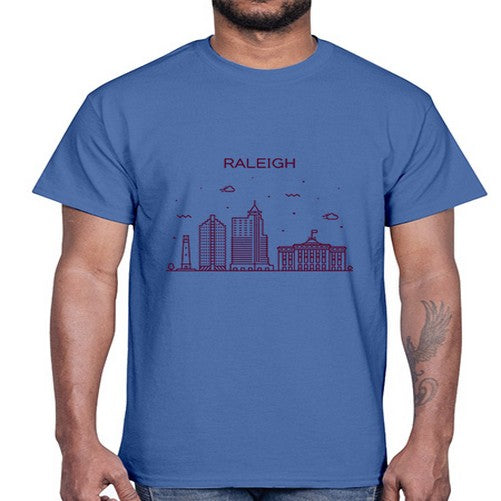 Raleigh 1708#- cities- Cotton Tee