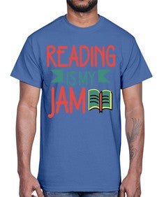 Reading is my jam 702#- librarian- Cotton Tee