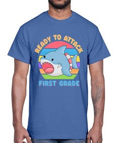 Ready to Attack first Grade 710#- first grade- Cotton Tee