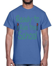 Ready to Rule the School 740#- graduation- Cotton Tee