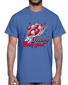 Retro Summer Doing My Berry 1506#- strawberry- Cotton Tee