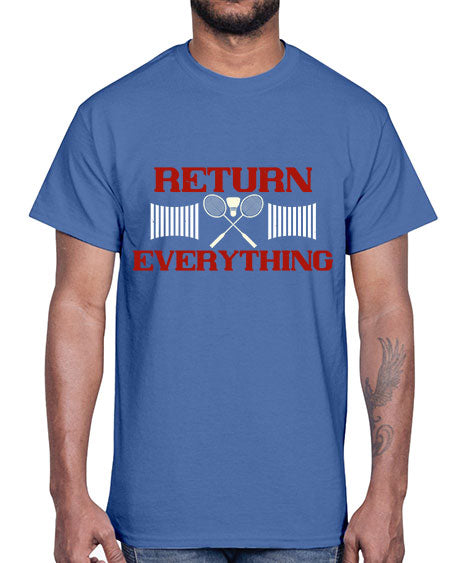 Return everything 1892#- badminton- Cotton Tee