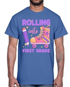Rolling into first Grade 785#- first grade- Cotton Tee