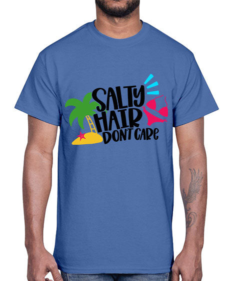 Salty Hair Dont Care Style 29#- summer- Cotton Tee