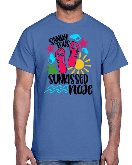 Sandy Toes Sunkissed Nose Style 27#- summer- Cotton Tee