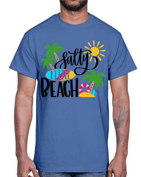 Satly Little Beach Style 26#- summer- Cotton Tee