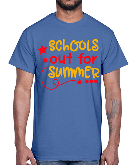 SchoolsOutSummer 83#- summer- Cotton Tee