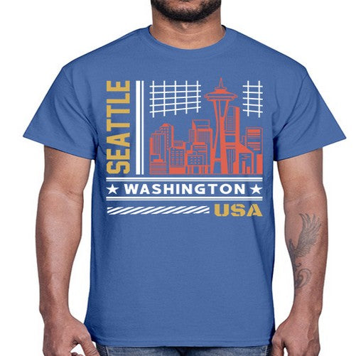 Seattle 1809#- cities- Cotton Tee