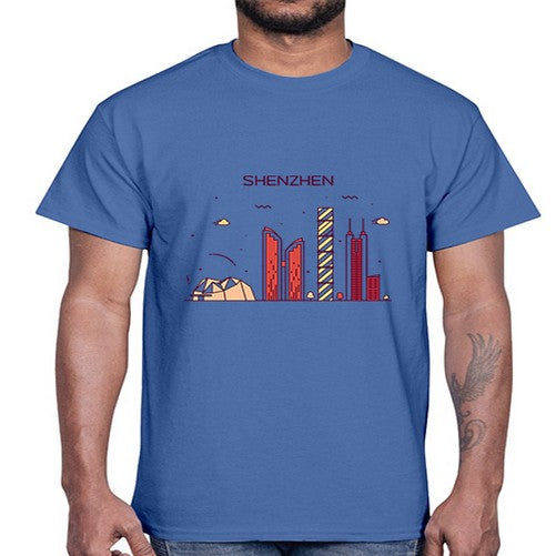 Shenzhen 1834#- cities- Cotton Tee