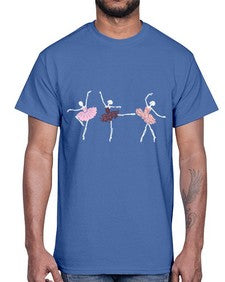 Skeleton ballerinas ballet halloween ballet 184#- ballet- Cotton Tee