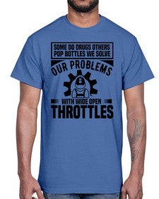 Some Do Drugs Others Style 1411#- engineer- Cotton Tee