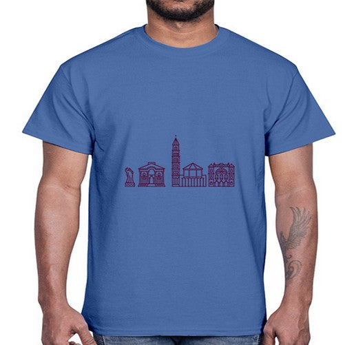 Split 1876#- cities- Cotton Tee
