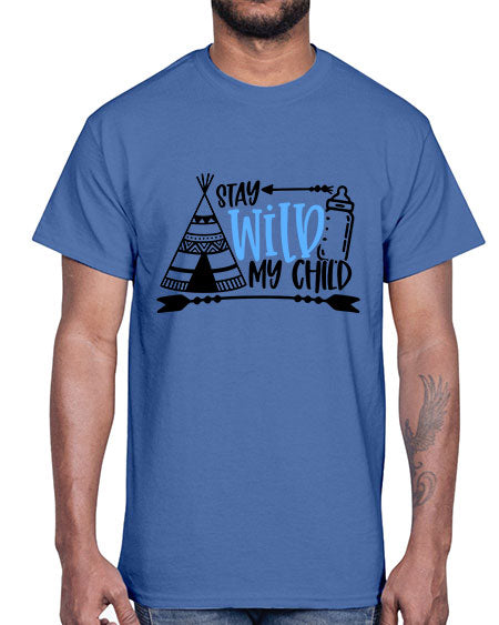 Stay Wild My Child Style 448#- baby- Cotton Tee