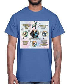 Straight Capricorn 471#- capricorn- Cotton Tee