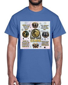 Straight Gemini 472#- gemini- Cotton Tee