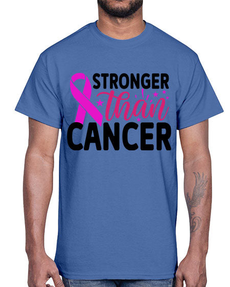 Stronger Than Cancer 6#- breast cancer- Cotton Tee