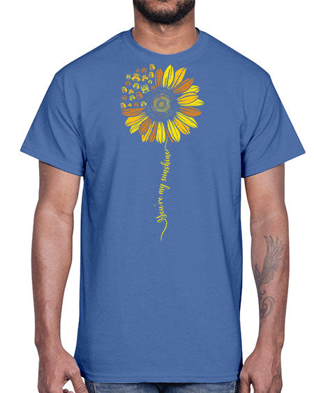 Sunflower Owl You Are My A TurtleRabbit 19#- owl- Cotton Tee