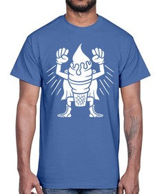Super ice cream 246#- cartoon food- Cotton Tee