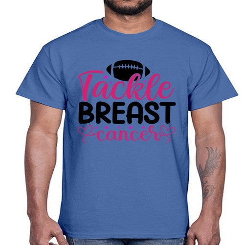 Tackle Breast Cancer 4#- breast cancer- Cotton Tee