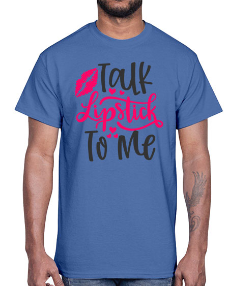 Talk Lipstick To Me Style 217#-makeup Cotton Tee