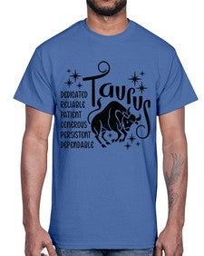 Taurus 486#- taurus- Cotton Tee