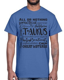 Taurus 573#- taurus- Cotton Tee