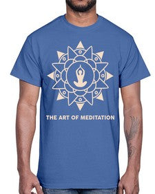 The Art of Meditation 543#- yoga- Cotton Tee