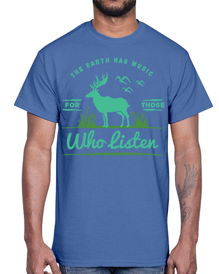 The Earth Has Music 15#- nature- Cotton Tee
