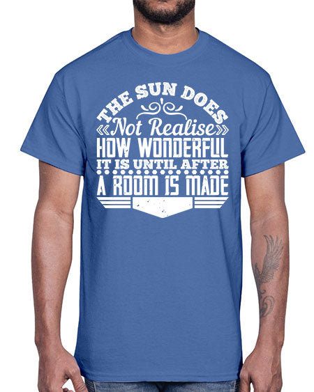The Sun does not realise how wonderful it is until after a room is made Style 435#- architect- Cotton Tee