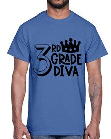 Third Grade Diva 953#- third grade- Cotton Tee