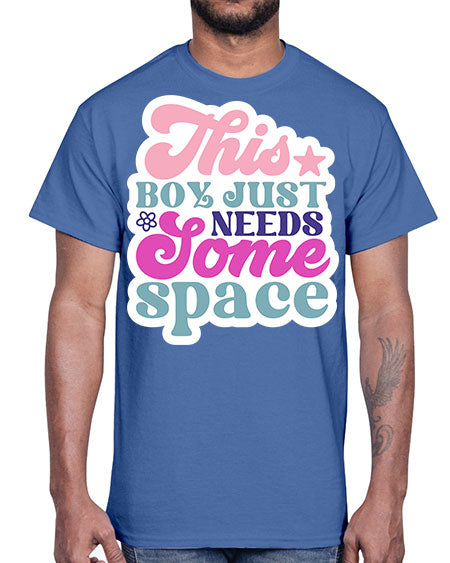 This boy just needs some space 6#- space- Cotton Tee
