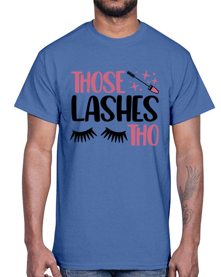 Those Lashes Tho Style 11#-makeup Cotton Tee