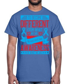 To become different from what we are we must have some awareness of what we are Style 11#- Self awareness- Cotton Tee