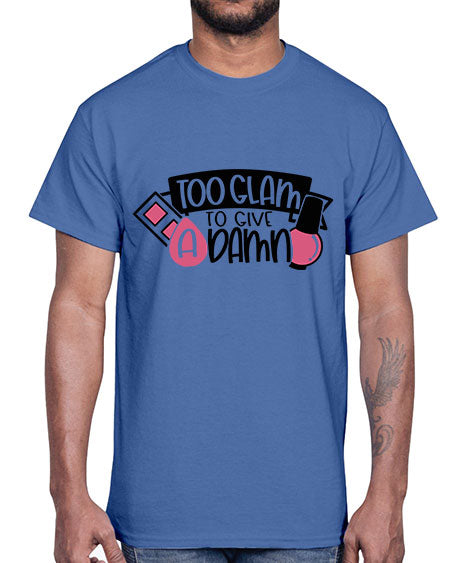 Too Glam To Give A Damn Style 10#-makeup Cotton Tee