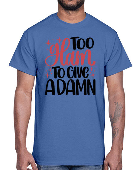 Too Glam To Give A Damn Style 9#-makeup Cotton Tee