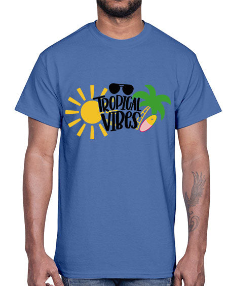 Tropical Vibes Style 9#- summer- Cotton Tee
