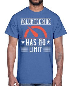 Volunteering Has No Limit Style 17#- volunteer- Cotton Tee