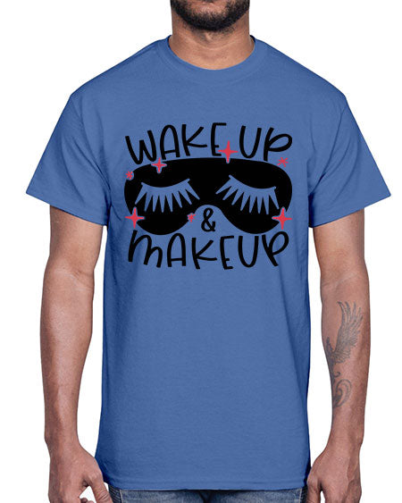 Wake Up Makeup Style 8#-makeup Cotton Tee