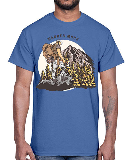 Wander More 3#- nature- Cotton Tee