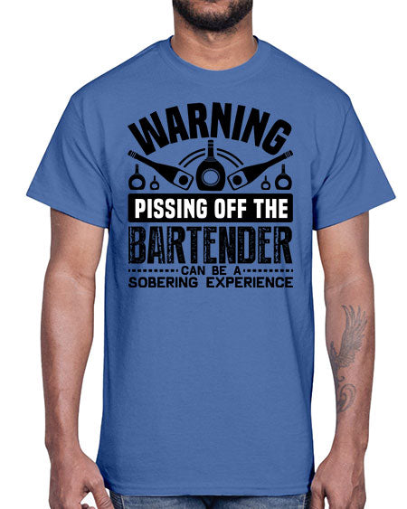 Warning Style 462#- bartender- Cotton Tee