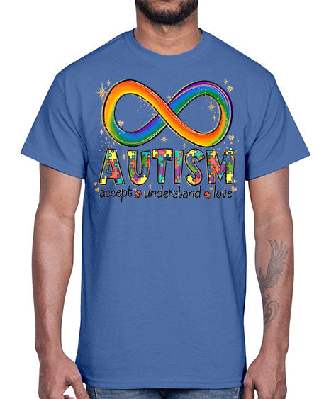 accept love understand autism- autism- Cotton Tee