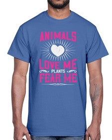 animals love me 27#- vegan- Cotton Tee