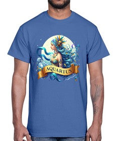 aquarius 84#- aquarius- Cotton Tee