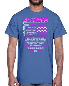 aquarius 86#- aquarius- Cotton Tee