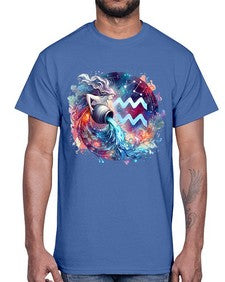 aquarius 90#- aquarius- Cotton Tee