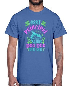 asst principal shark doo doo 4#- principal- Cotton Tee